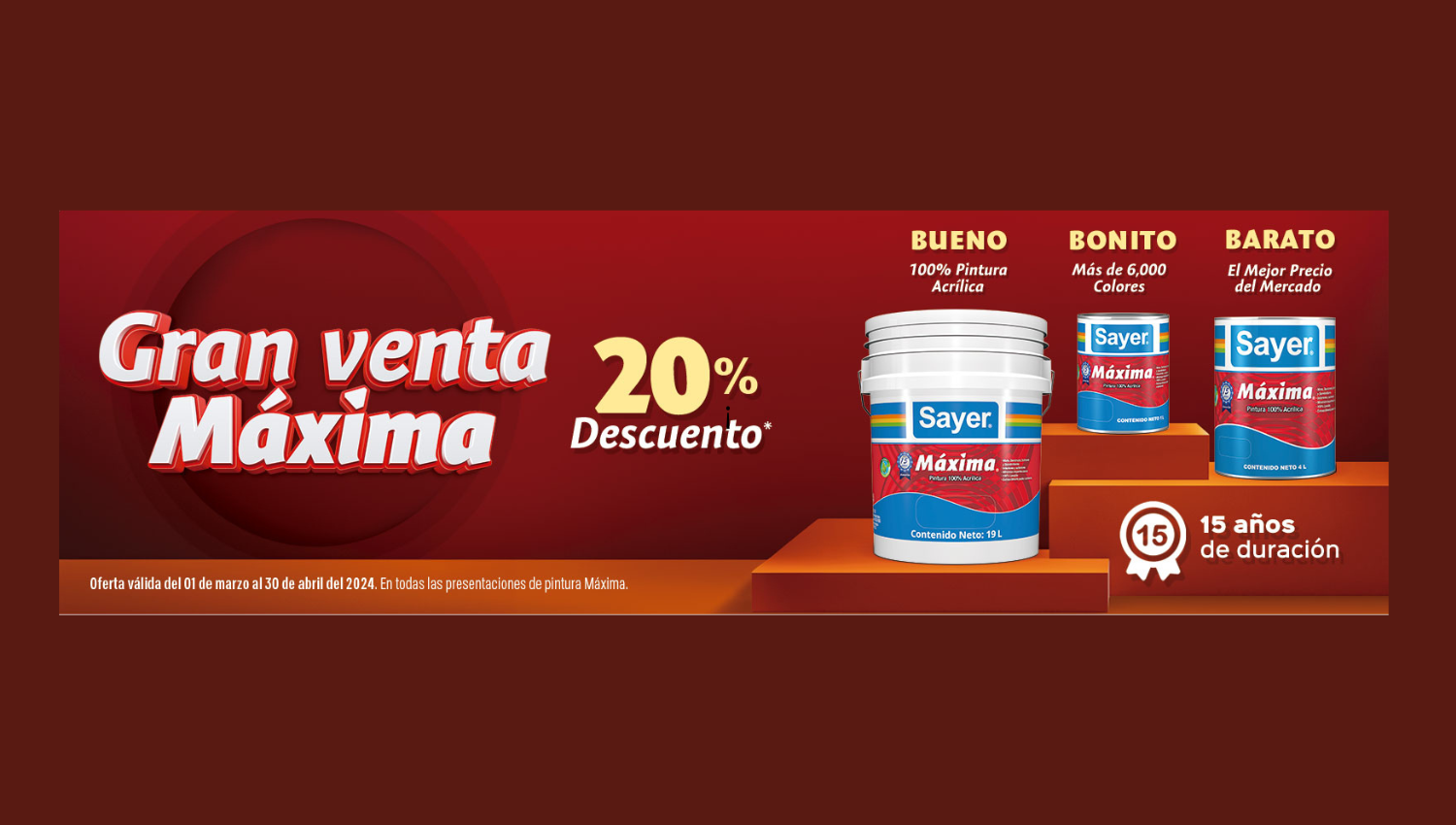 Promoción Maxima